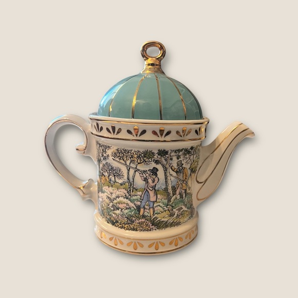 Sadler “Sporting Scenes of the 18th Century” Teapot - Shooting Scene - Picture 6 of 9